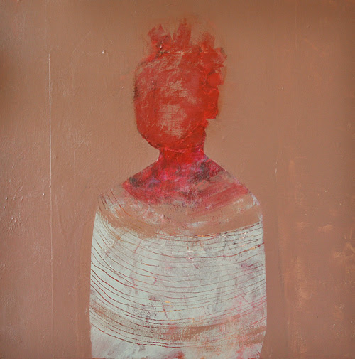 Kiska 23.6 x 23.6 inches (60 cm x 60 cm.) Mixed media on canvas.