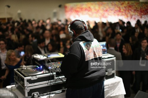 NEW YORK, NY - MARCH 19: DJ Afrika Bambaataa performs during the 2015 Guggenheim Young Collectors party supported by David Yurman at Guggenheim Museum on March 19, 2015 in New York City. (Photo by Neilson Barnard/Getty Images for David Yurman)