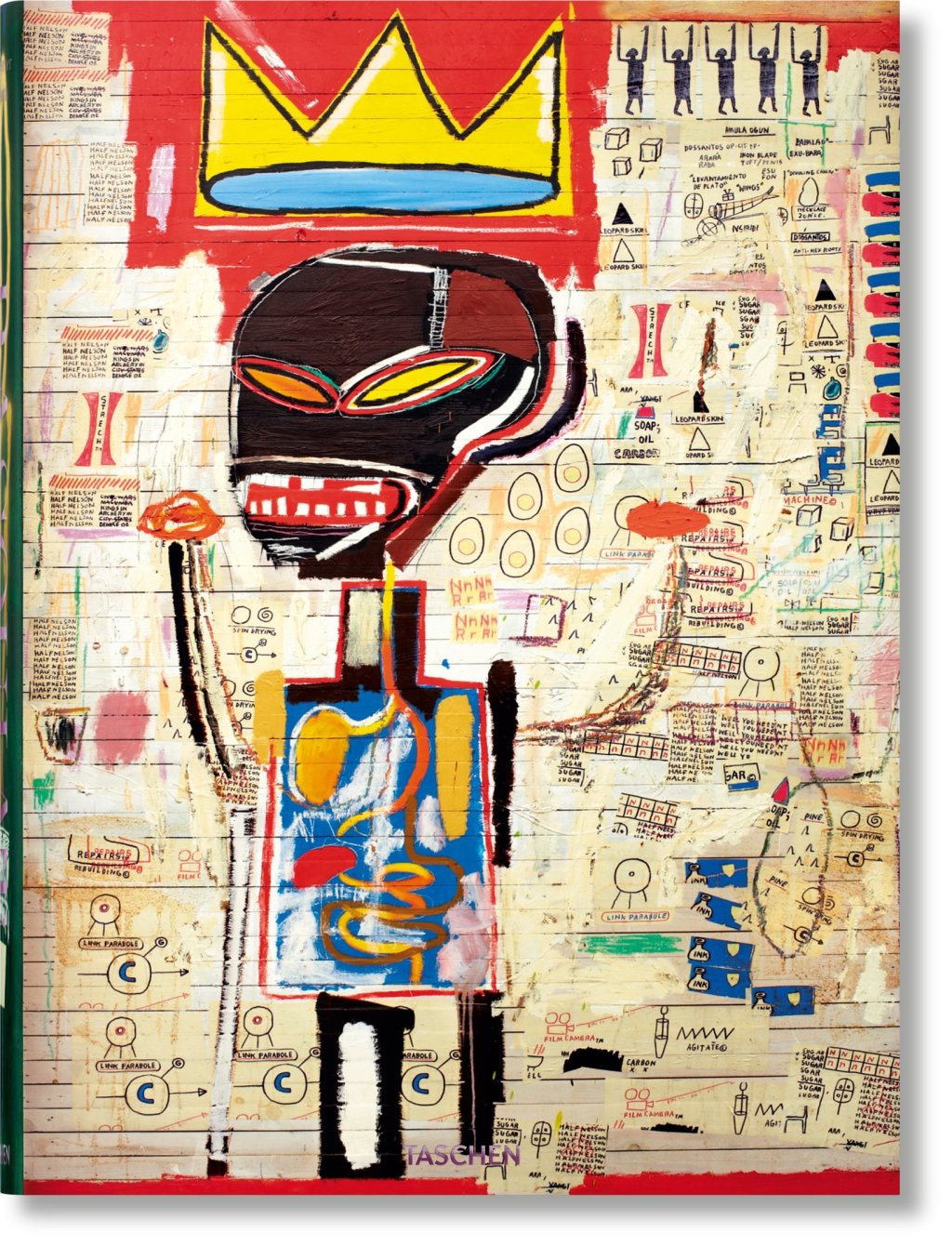 Books: TASCHEN’s art catalog (new edition) is a massive 500-page edition that showcases the life and works of Jean-Michel&nbsp;Basquiat