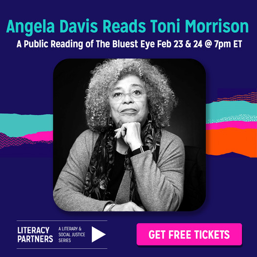 ART Literati | THE BLUEST EYE: A PUBLIC READING with ANGELA&nbsp;DAVIS