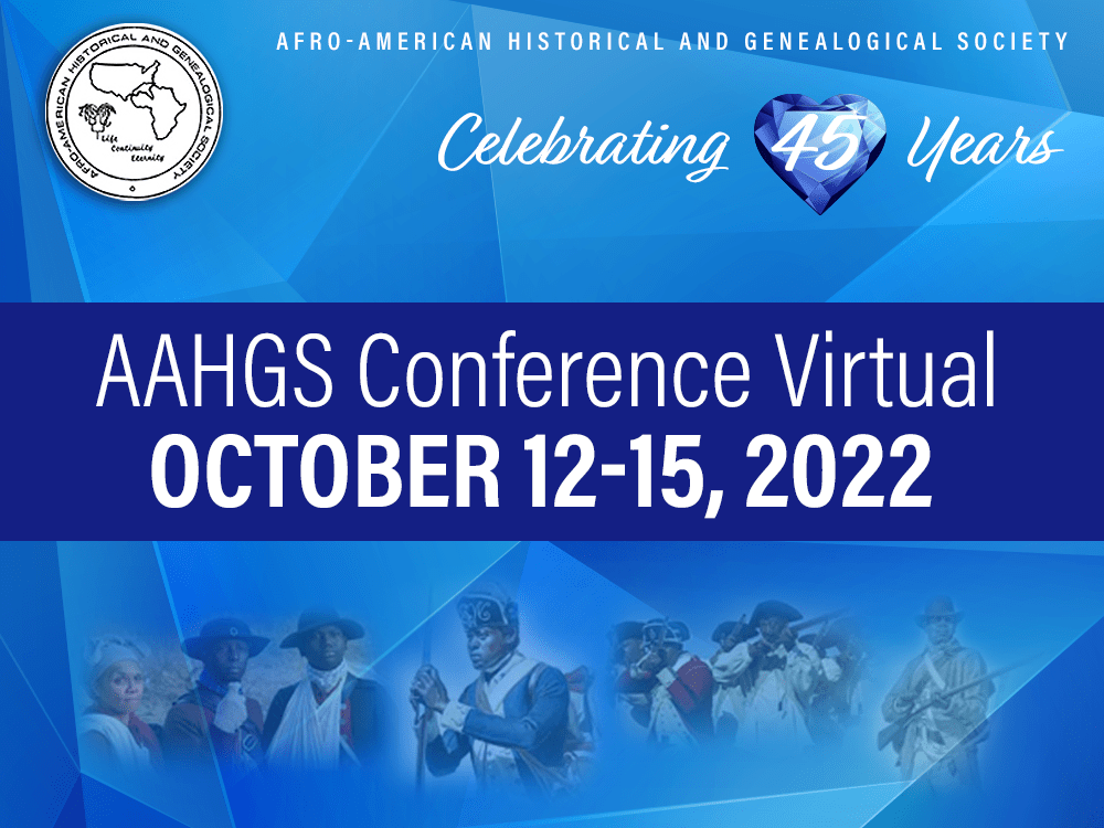 ART Genealogy |  AAHGS annual conference will be held virtually on October 12-15,&nbsp;2022.