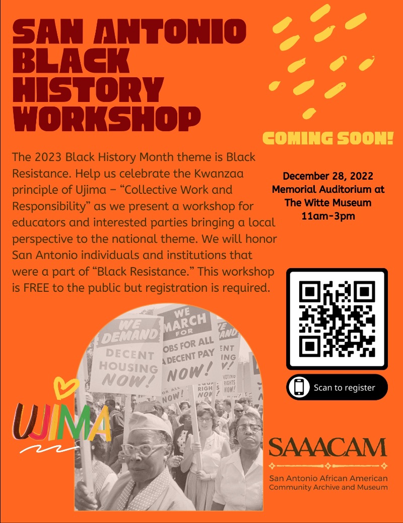 ART Genealogy | GET READY FOR THE 2022 SAN ANTONIO BLACK HISTORY&nbsp;WORKSHOP