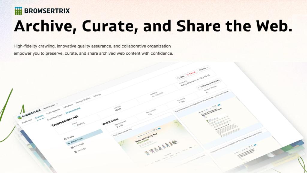 ART Crawl | FREE! Hands-On Web Archiving: Dive Into Browsertrix Workshop
