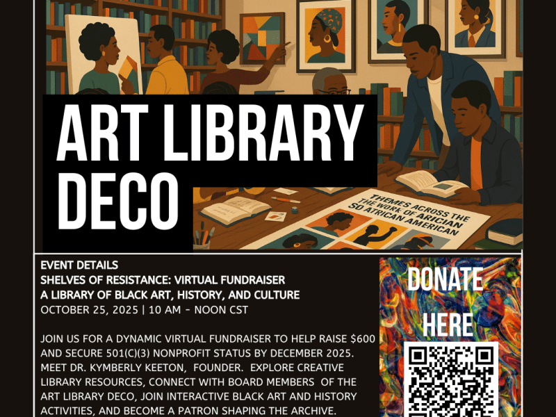 ART Book Date | Library DECO Presents: Shelves of Resistance — Building a Living Archive of Black Art & Culture — RSVP&nbsp;Today!
